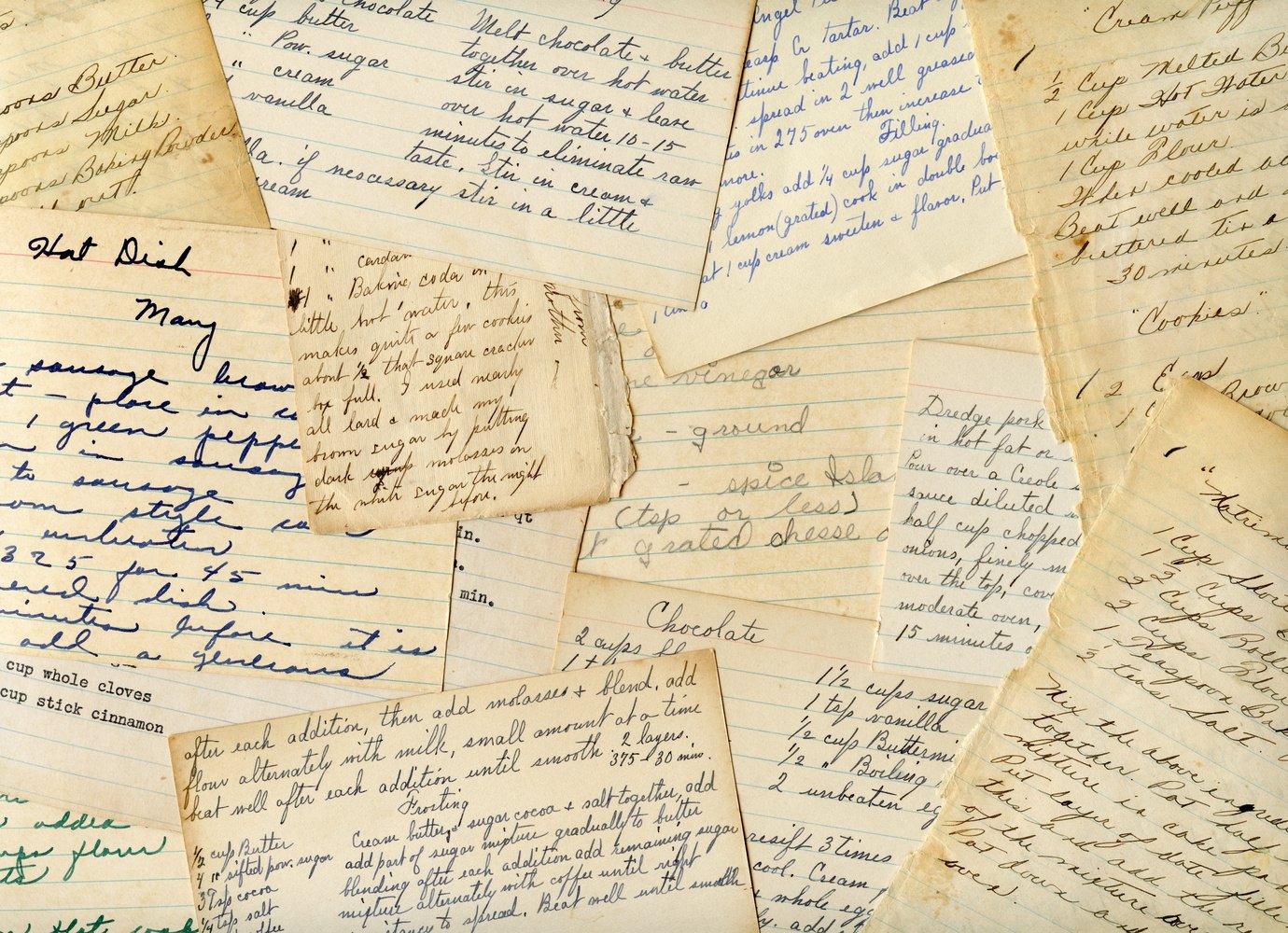 Antique and Vintage Handwritten Recipes